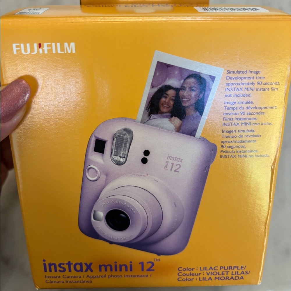 Fujifilm Instax Mini 12 Purple Polaroid Camera